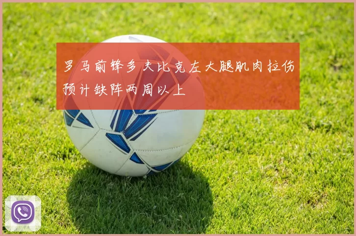 罗马前锋多夫比克左大腿肌肉拉伤预计缺阵两周以上