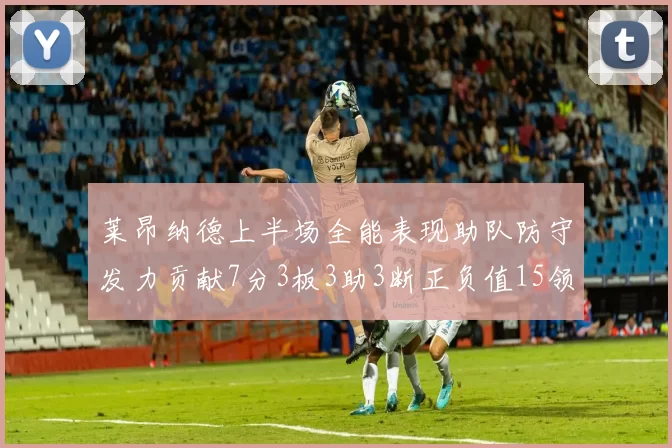 莱昂纳德上半场全能表现助队防守发力贡献7分3板3助3断正负值15领衔全队